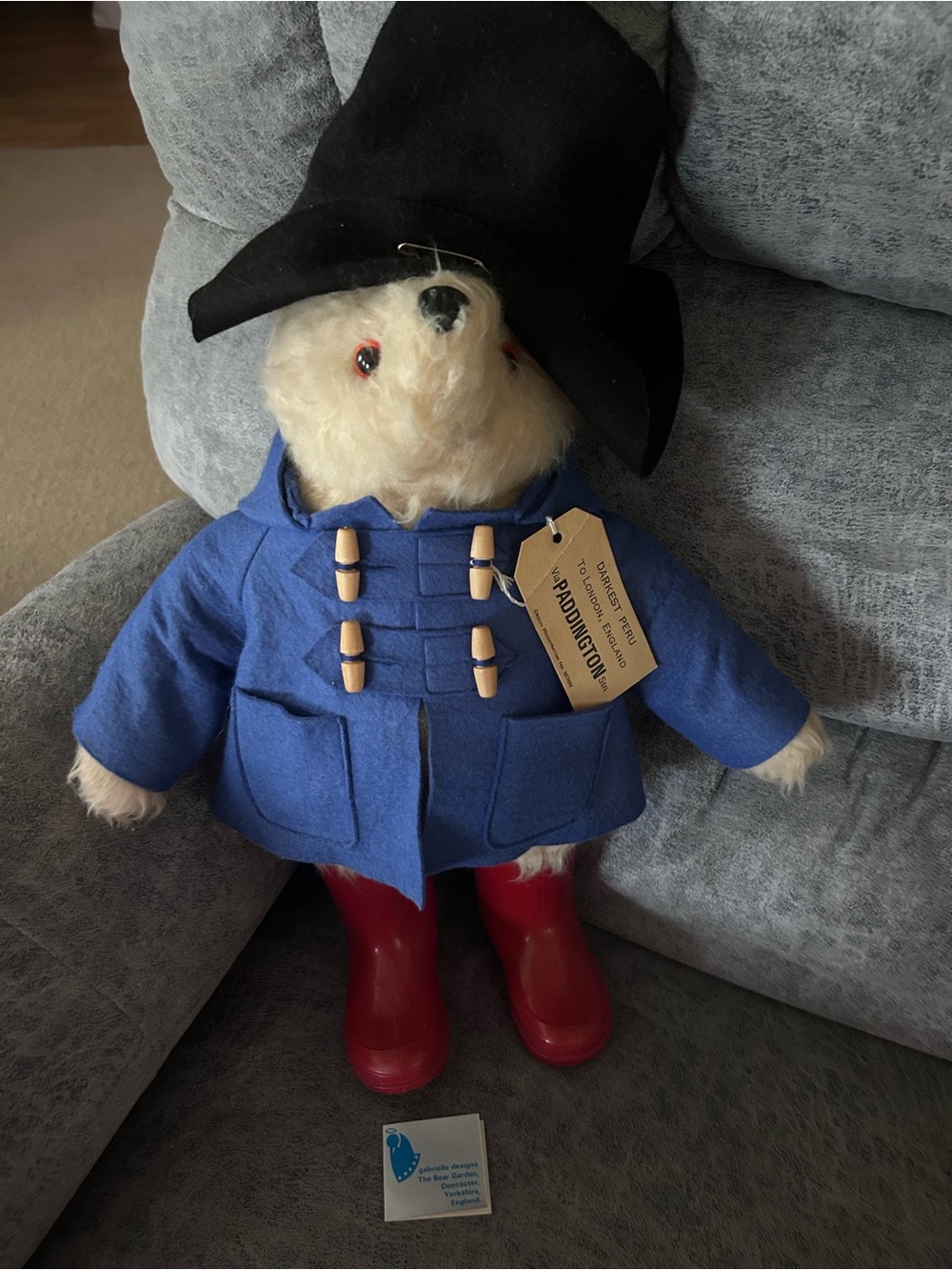 Vintage Paddington Bear.  The bear garden Dorchester Yorkshire, England. - Picture 2 of 8
